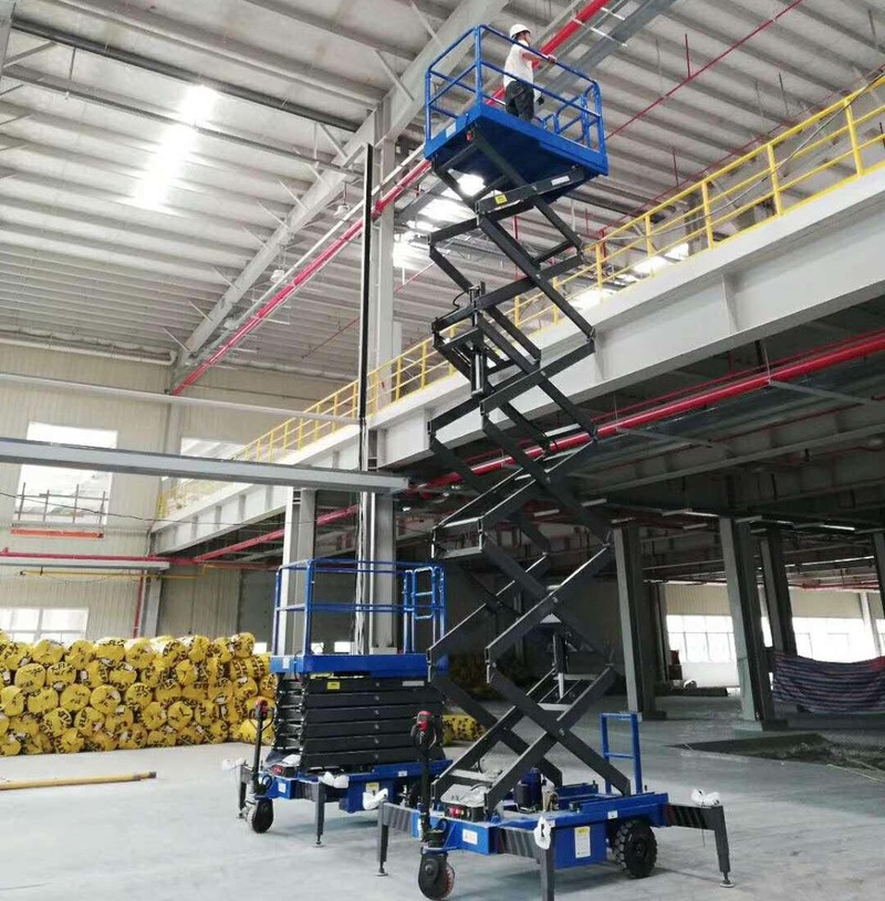 甘肃助力行走剪叉式高空作业平台